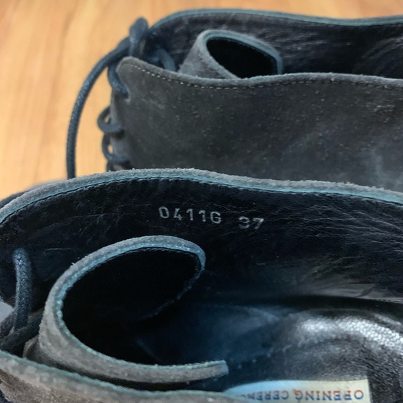 Opening Ceremony Suede Round Toe Ankle Booties - Picture 10 of 12